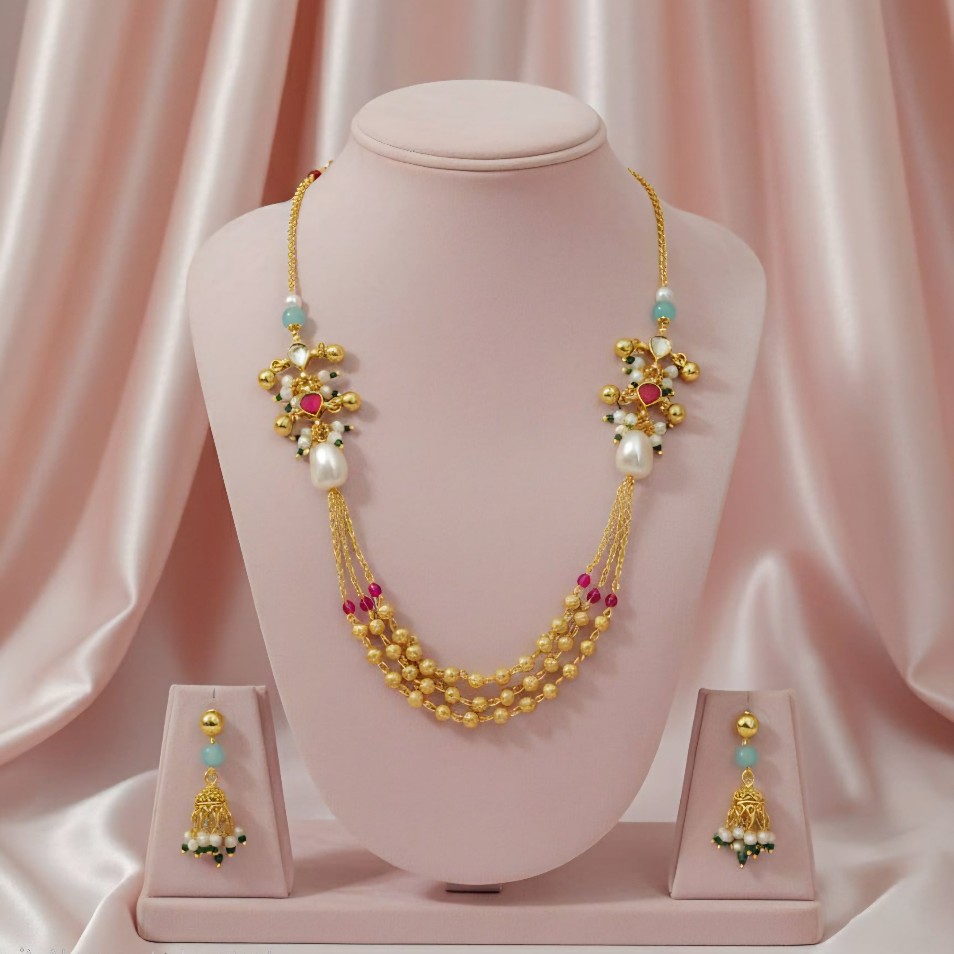 Royal Gulbahar Necklace Set BNP004